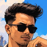 Illustrated portrait of Azraf Al Monzim